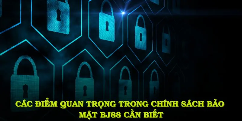 Lưu ý quan trọng của chính sách bảo mật tại trang BJ88